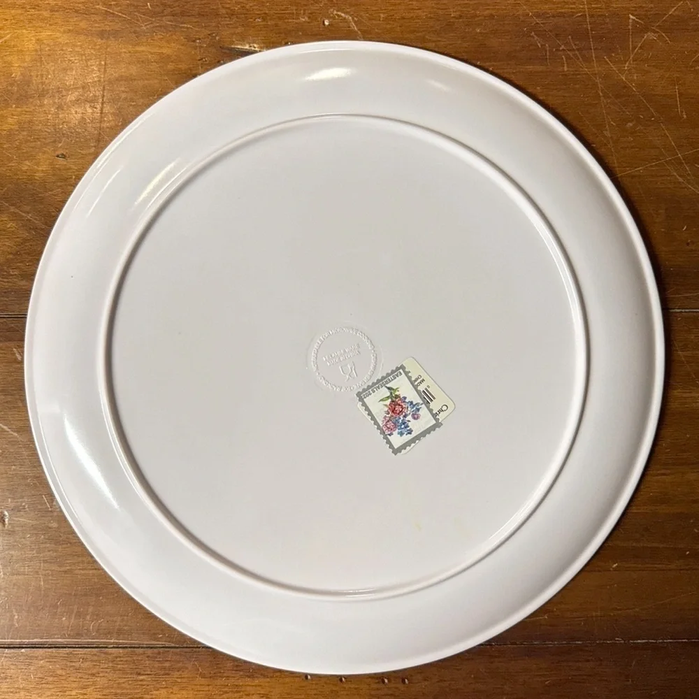 Happy Easter Round Platter Plate